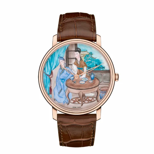 Blancpain Villeret Manuelle Piece Unique Grand Feu Men with Lunch 6615C-3631-55B - 2